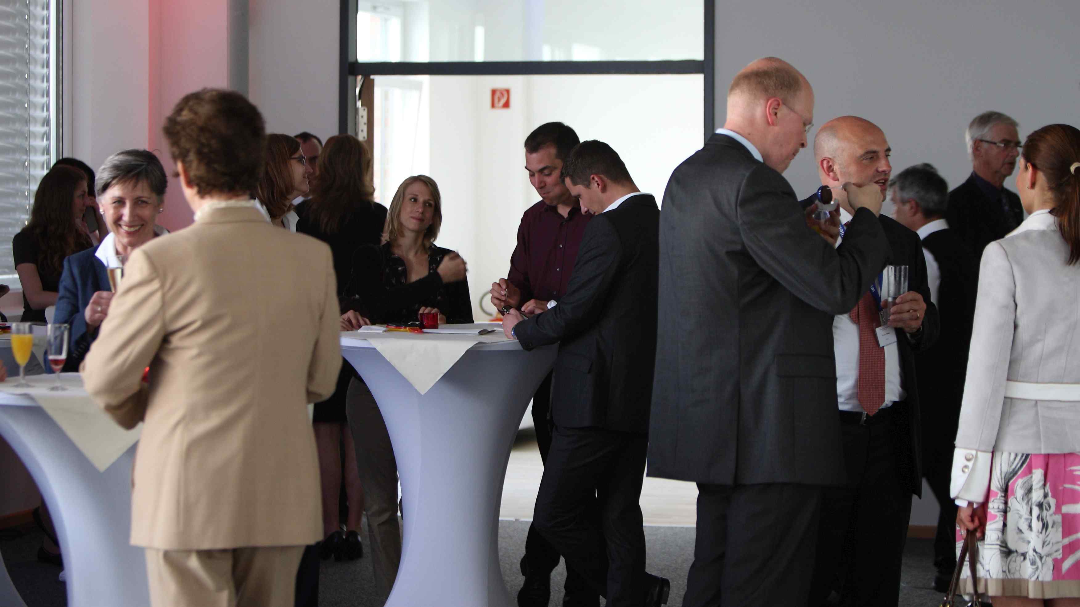 Kruse Unternehmer-Lounge Mitglieder im Gespräch