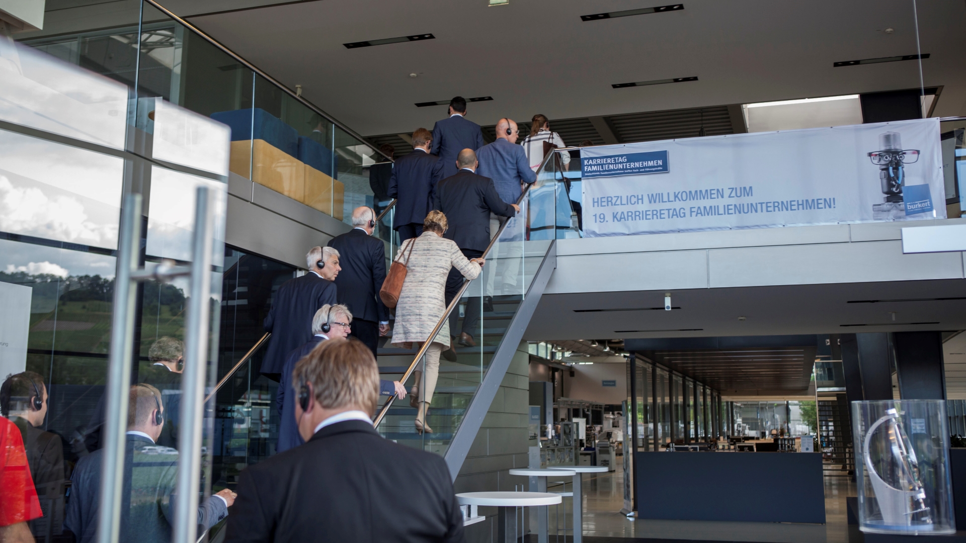 unternehmer lounge buerkert rundgang