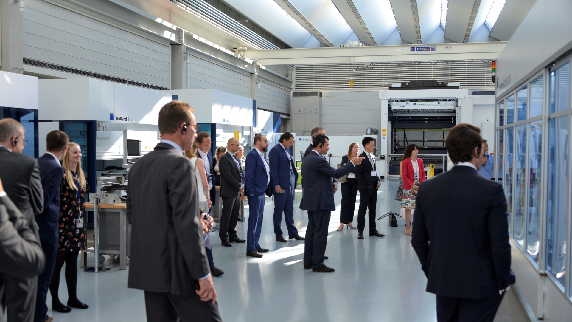 unternehmer lounge trumpf besichtigung