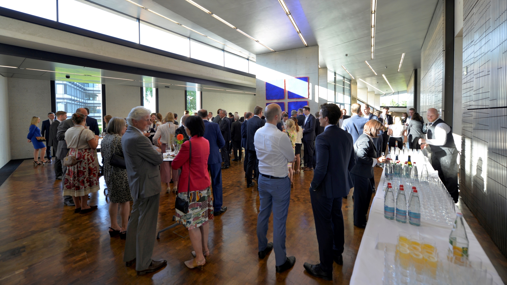 unternehmer lounge trumpf empfang