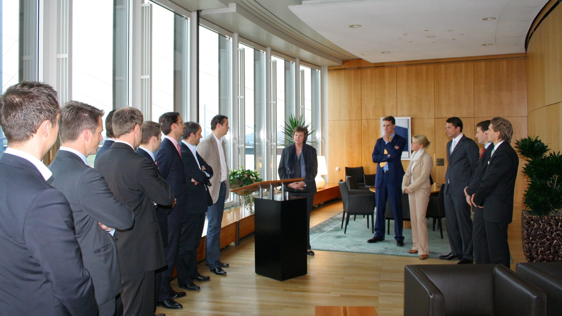 15. Quartalszirkel Landtag Duesseldorf Begruessung