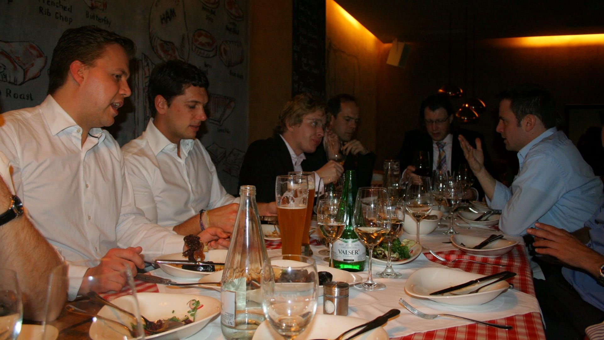 26. Quartalszirkel Backhaus Grimminger Austausch bei informellem Dinner